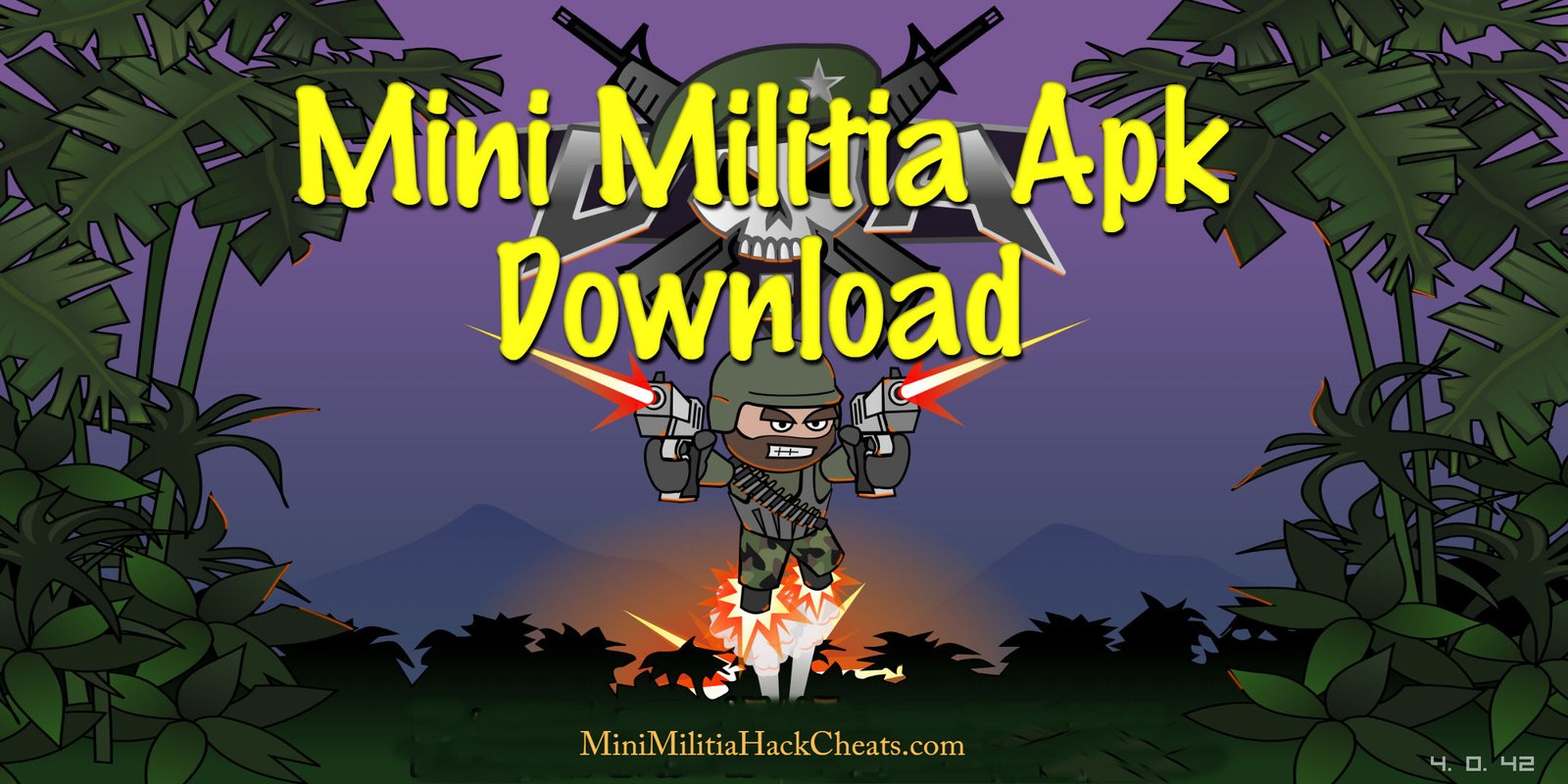 Mini Militia Ultra Mod Prounlimited Nitro Ammo No Reload And Fly