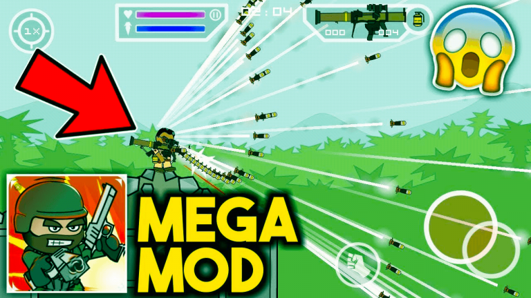 Mini Militia Mega Mod Apk: One shot kill mod+Unlimited All